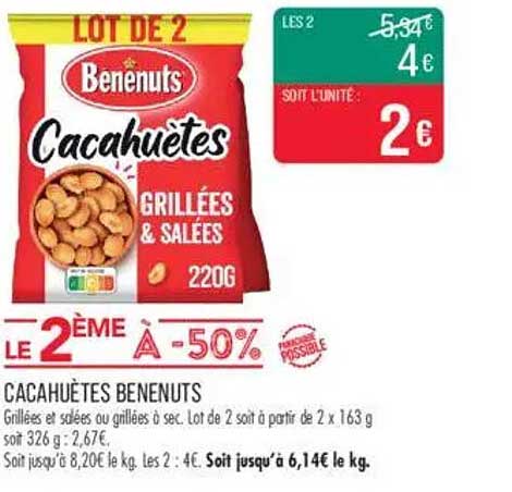 CACAHUÈTES BENENUTS