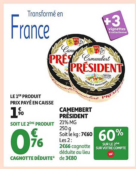 CAMEMBERT PRÉSIDENT