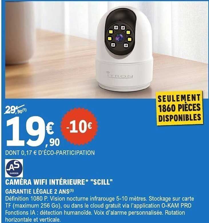 CAMÉRA WIFI INTÉRIEURE* "SCILL"