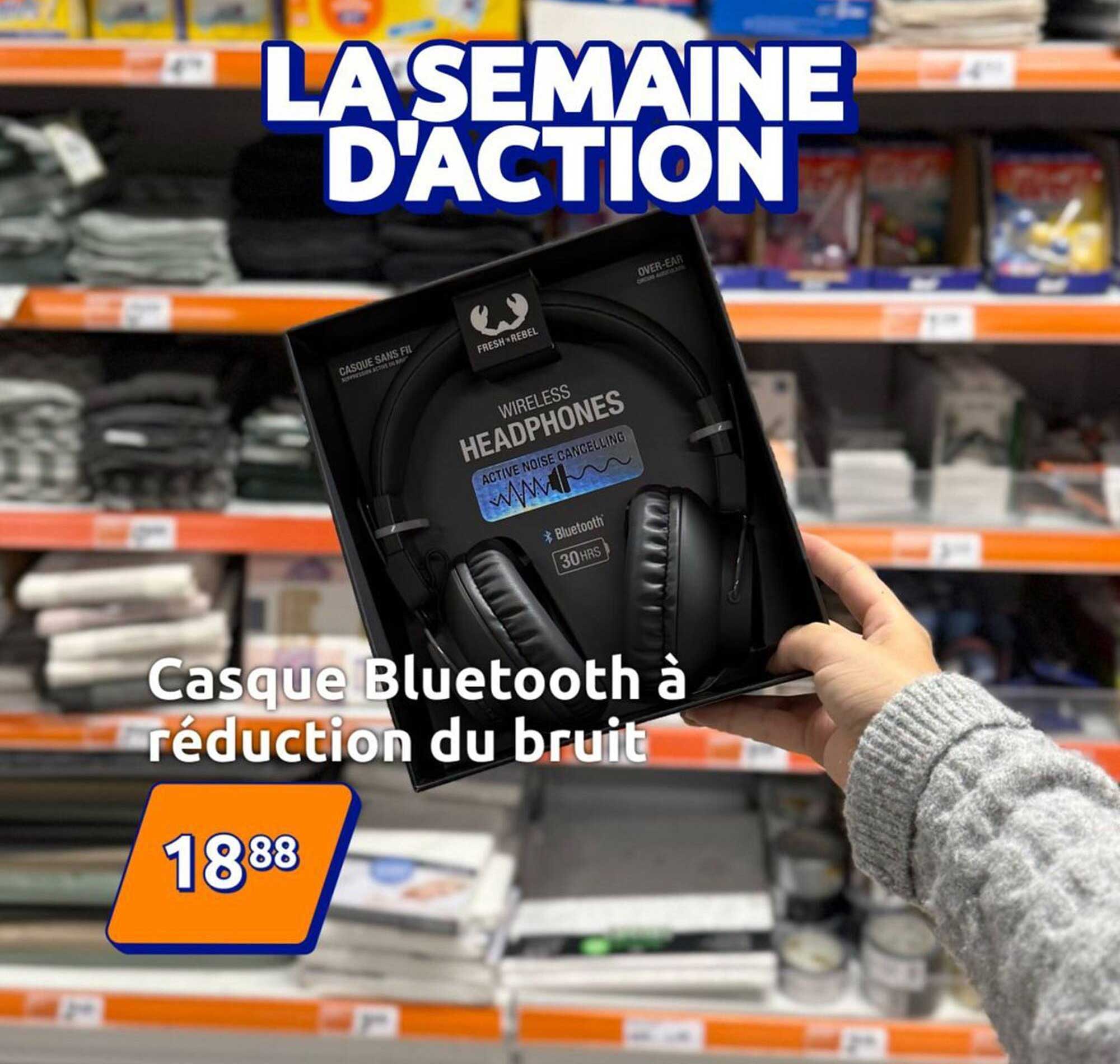 Casque Bluetooth à réduction du bruit