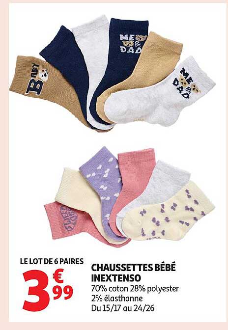 CHAUSSETTES BÉBÉ INEXTENSO