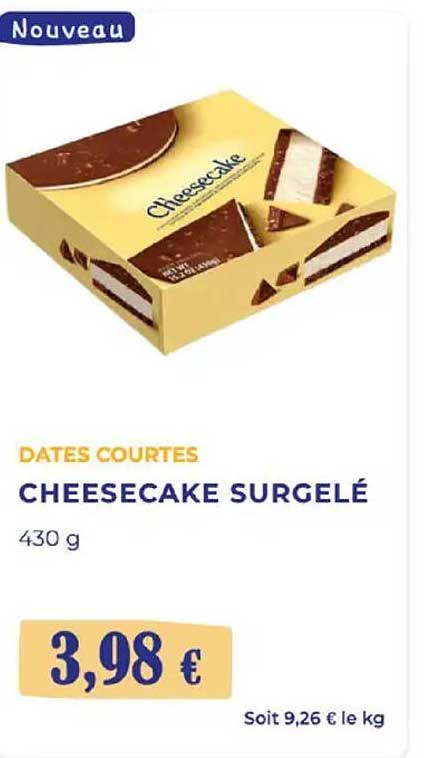 CHEESECAKE SURGELÉ