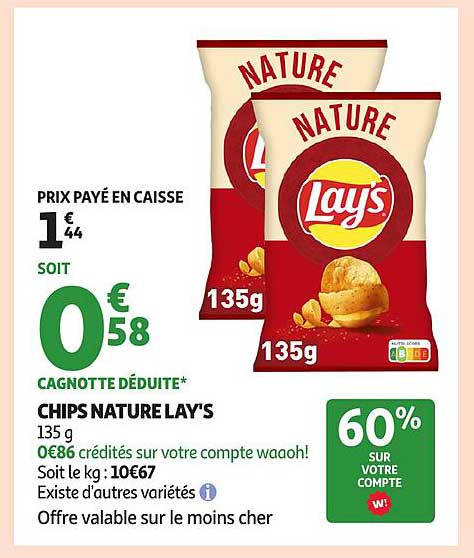 CHIPS NATURE LAY'S