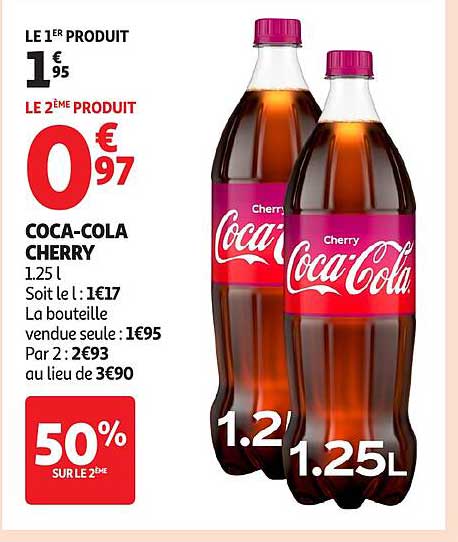 COCA-COLA CHERRY 1.25 L