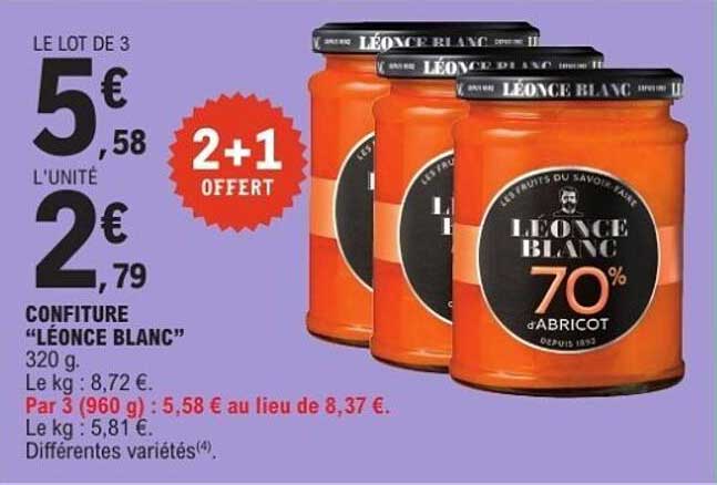 CONFITURE “LÉONCE BLANC”