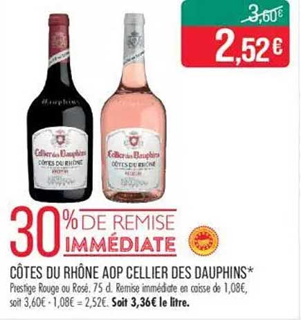 CÔTES DU RHÔNE AOP CELLIER DES DAUPHINS