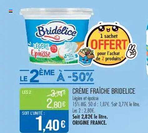 CRÈME FRAÎCHE BRIDELICE