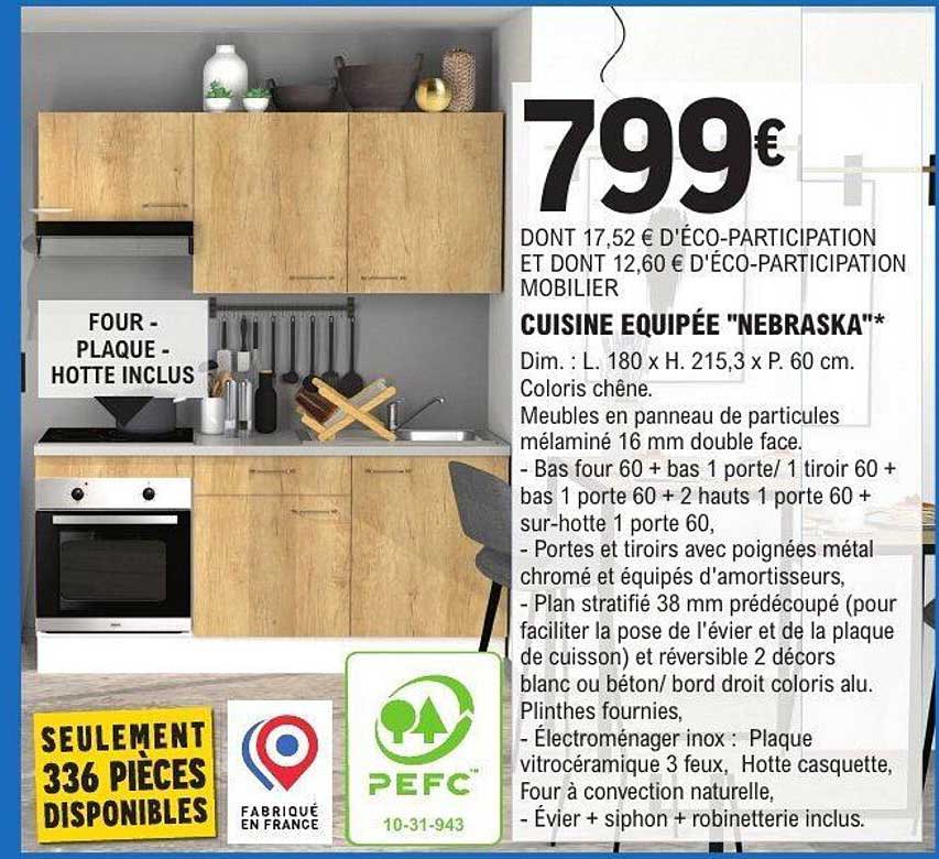 CUISINE ÉQUIPEE "NEBRASKA"
