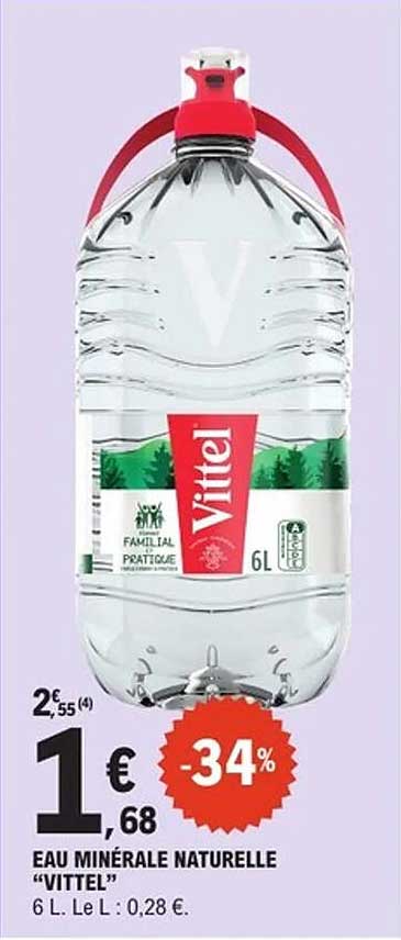 EAU MINÉRALE NATURELLE “VITTEL”