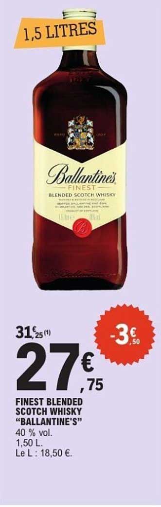 FINALEMENT BLENDED SCOTCH WHISKY "BALLANTINE'S"