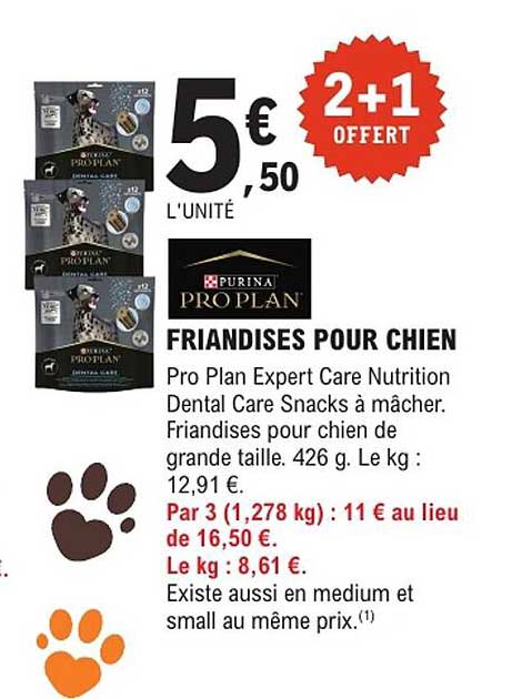 FRIANDISES POUR CHIEN