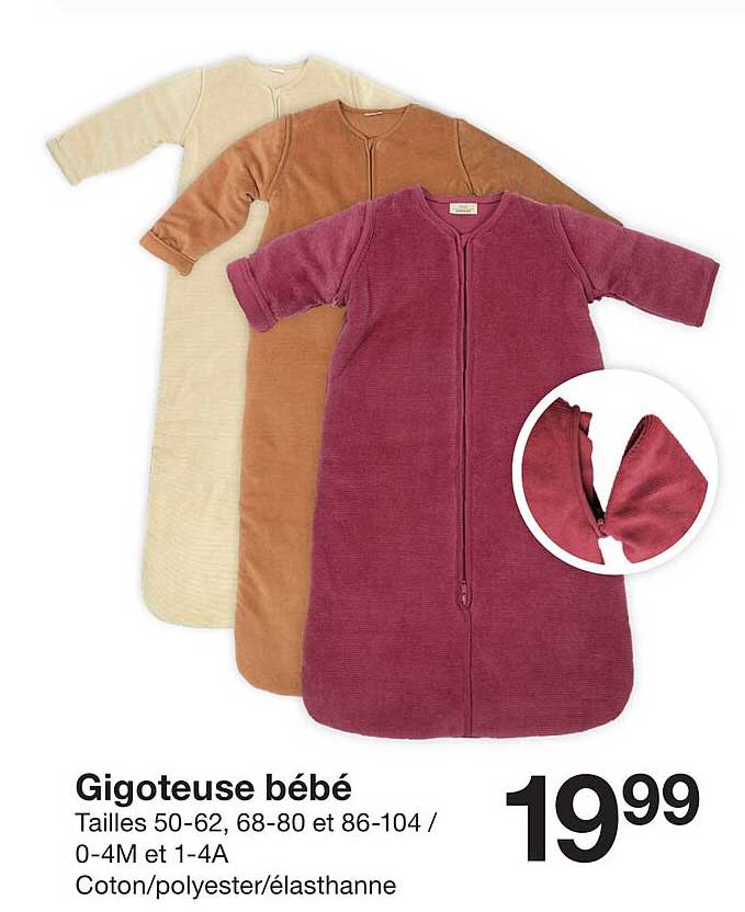 Gigoteuse bébé