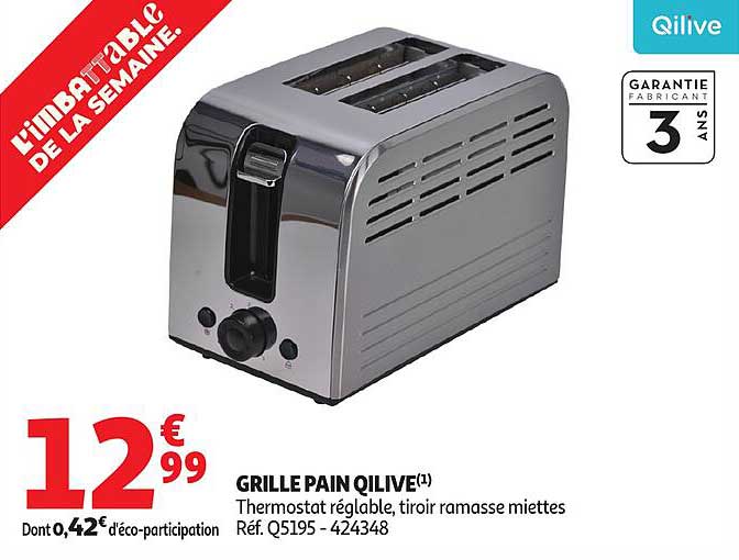 GRILLE PAIN QILIVE