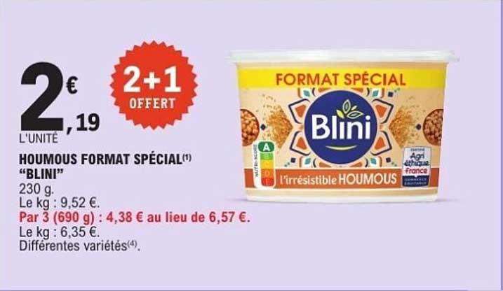 HOUMOUS FORMAT SPÉCIAL "BLINI!"