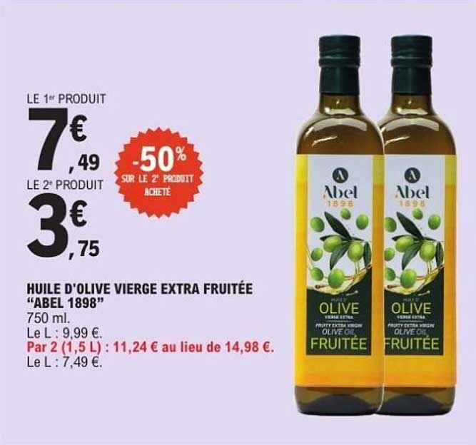 HUILE D’OLIVE VIERGE EXTRA FRUITÉE “ABEL 1898”