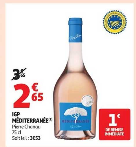 IGP MÉDITERRANÉE Pierre Chanau 75 cl