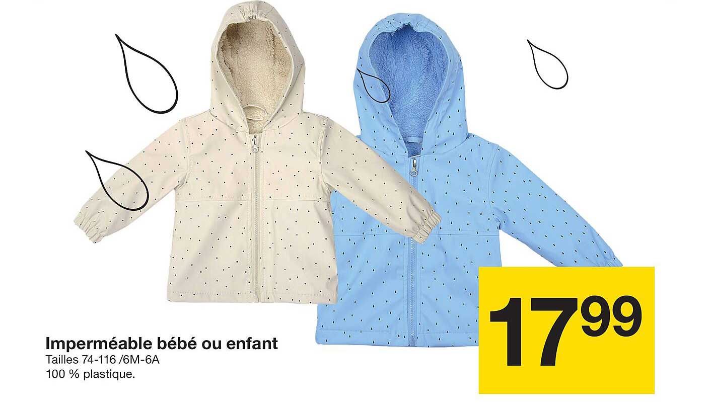 Imperméable bébé ou enfant