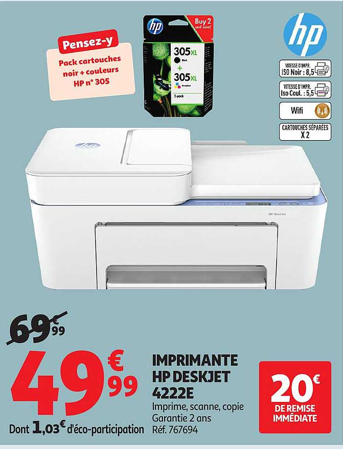 IMPRIMANTE HP DESKJET 4222E
