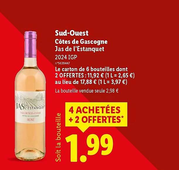 Jas de l’Estanquet - Sud-Ouest, Côtes de Gascogne