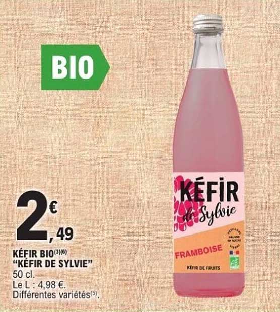 KÉFIR BIO "KÉFIR DE SYLVIE" Framboise