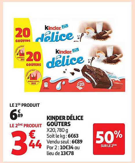 KINDER DÉLICE GOÛTERS