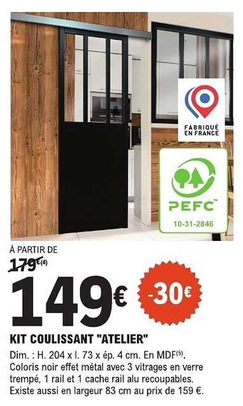 KIT COULISSANT "ATELIER"