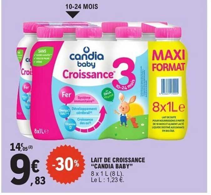 LAIT DE CROISSANCE "CANDIA BABY"