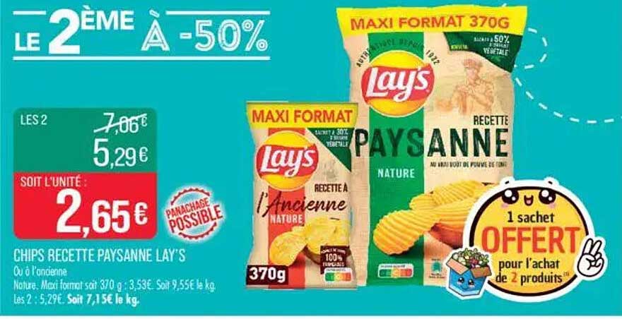 LE 2 ÈME À -50%