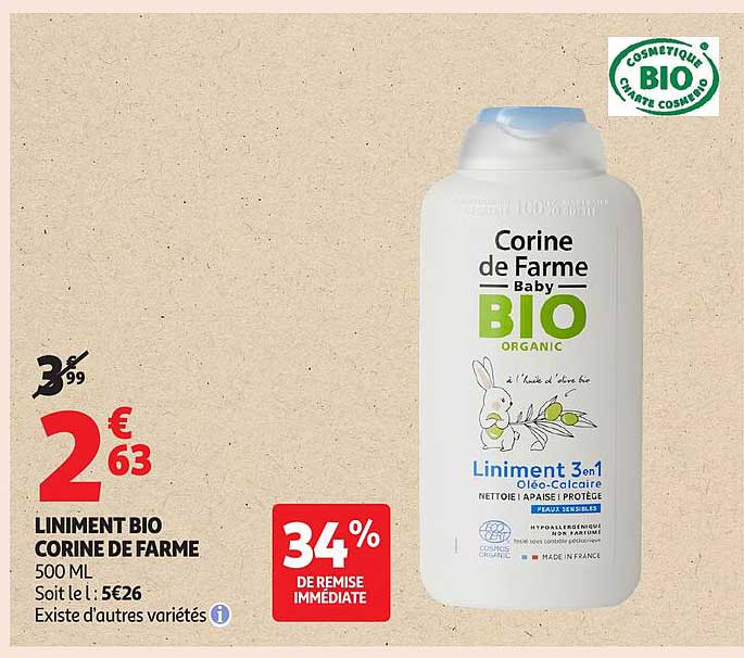 LINIMENT BIO CORINE DE FARME