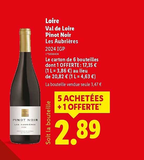 Loire Val de Loire Pinot Noir Les Aubrières