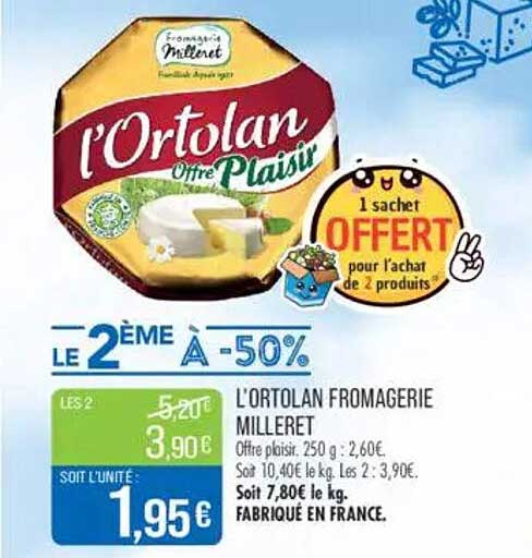 L'ORTOLAN FROMAGERIE MILLERET