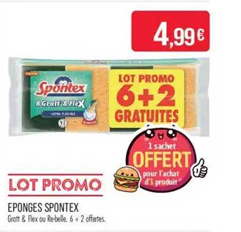 LOT PROMO 6 + 2 GRATUITES