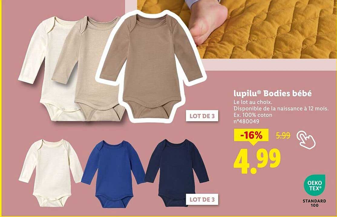 lupilu® Bodies bébé