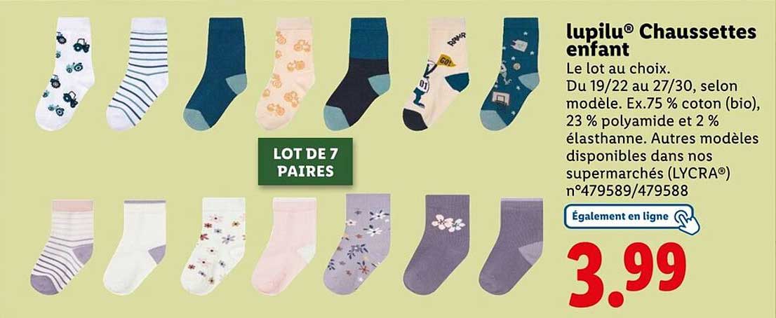 lupilu® Chaussettes enfant