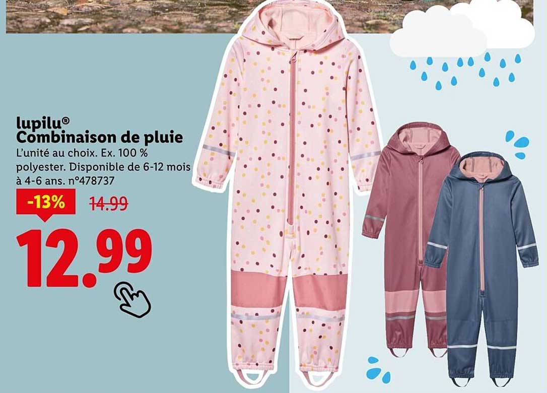 lupilu® Combinaison de pluie