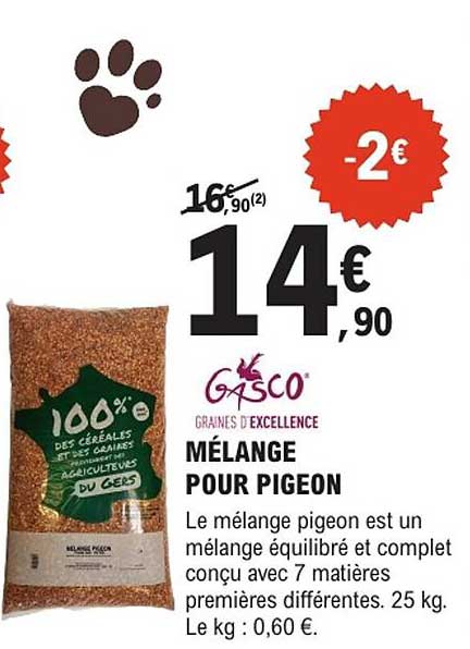 MÉLANGE POUR PIGEON