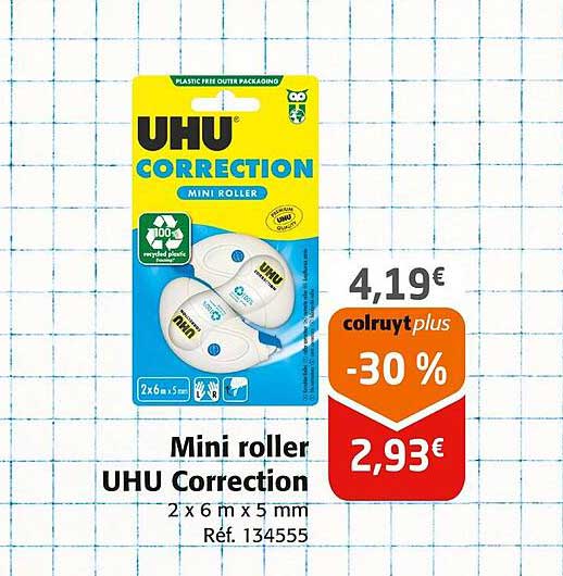 Mini roller UHU Correction