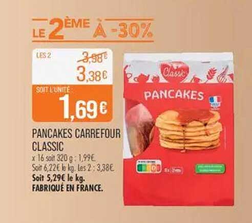 Pancakes Carrefour Classic