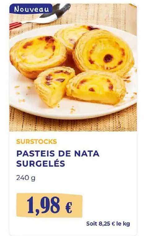 PASTEIS DE NATA SURGELÉS