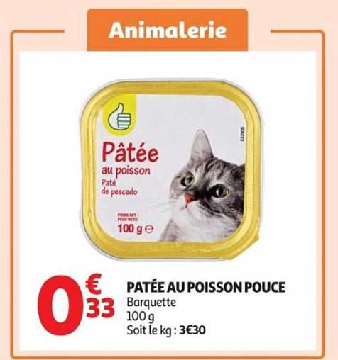 PATÉE AU POISSON POUCE