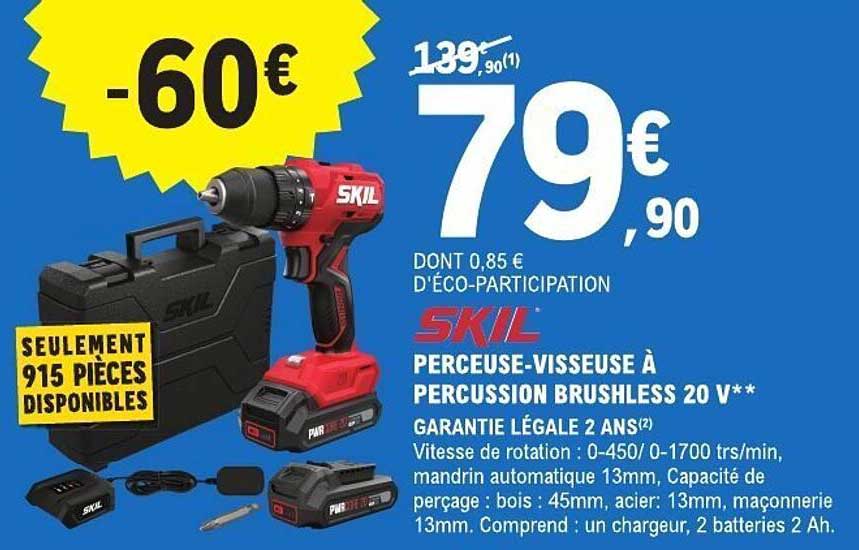 PERCEUSE-VISSEUSE À PERCUSSION BRUSHLESS 20 V**