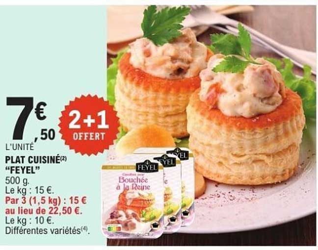 Plat cuisiné FEYEL
