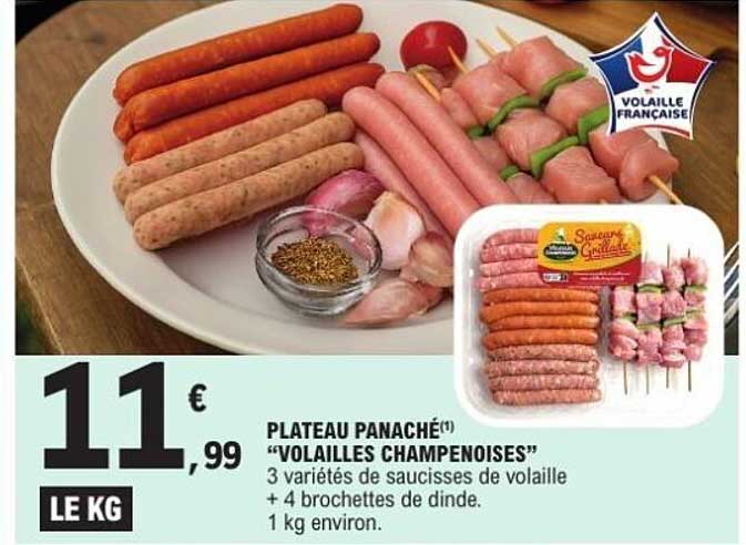 PLATEAU PANACHÉ "VOLAILLES CHAMPENOISES"