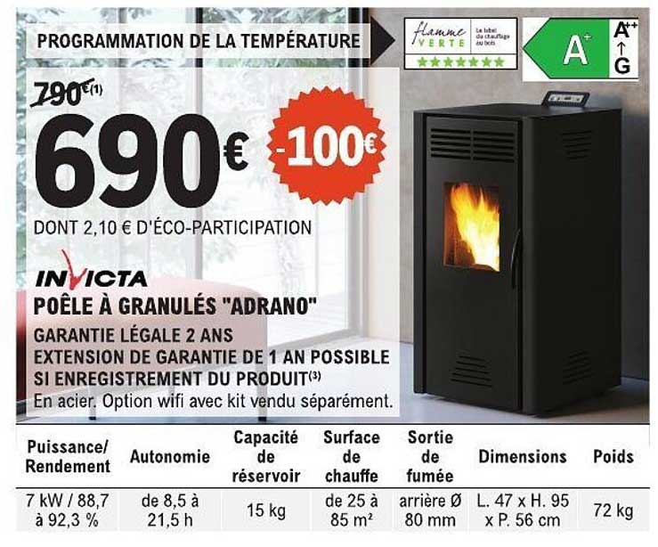 POÊLE À GRANULÉS "ADRANO"