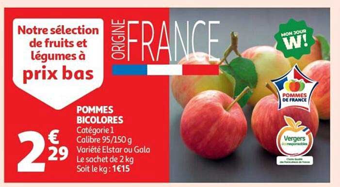 POMMES BICOLORES