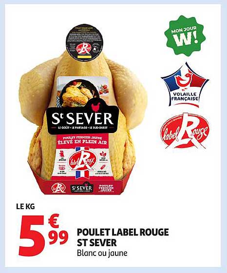 POULET LABEL ROUGE ST SEVER