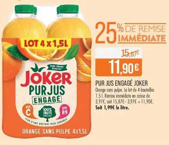 PUR JUS ENGAGÉ JOKER