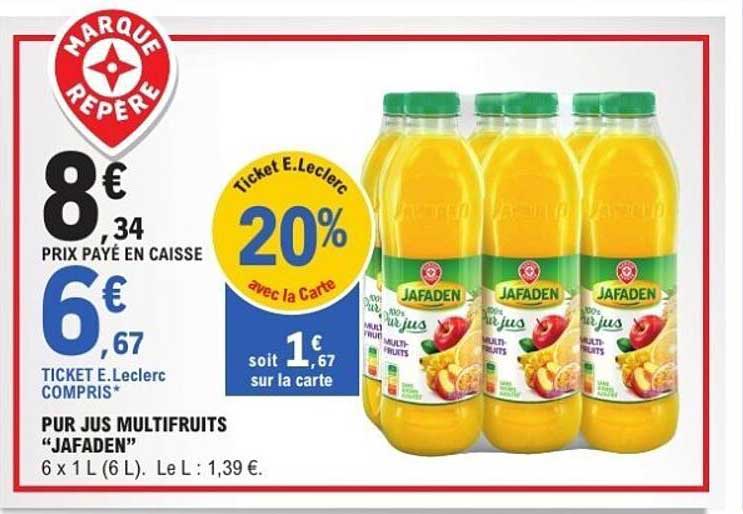 PUR JUS MULTIFRUITS "JAFADEN"