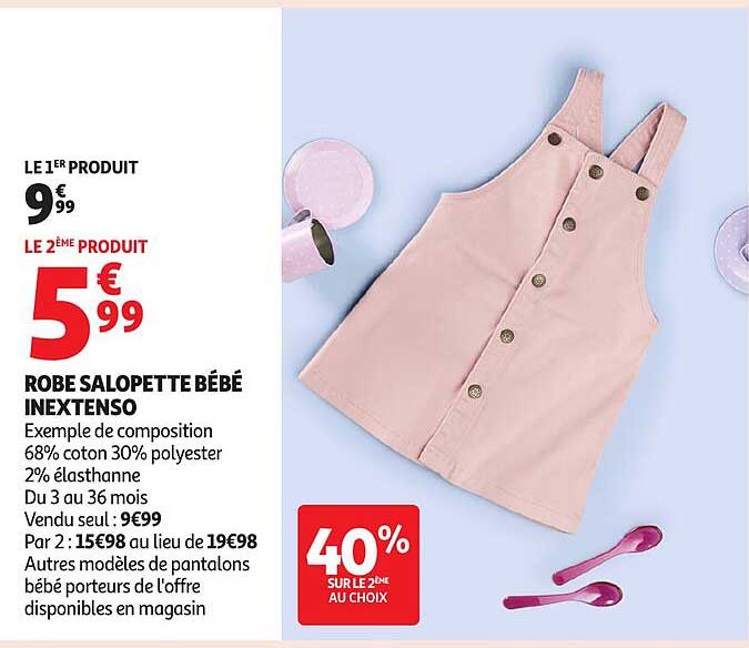 ROBE SALOPETTE BÉBÉ INEXTENSO