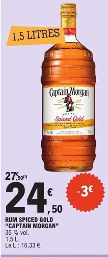RUM SPICED GOLD “CAPTAIN MORGAN”